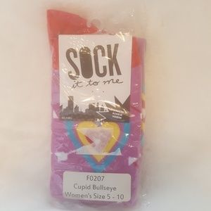 Cupid Bullseye knee high women's socks